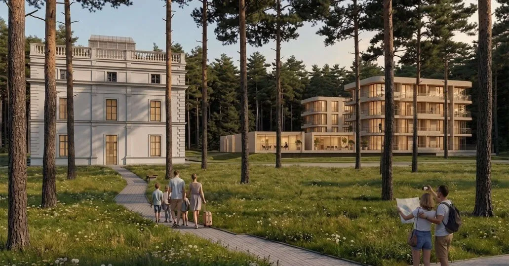 Near the most famous resort street and historic villa – new apartments