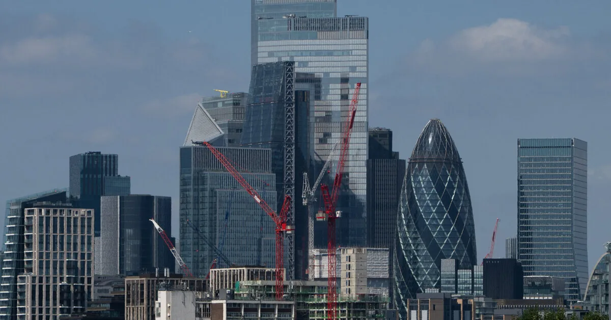 Due to political unrest and war in the Middle East, the United Kingdom's economy grew more slowly