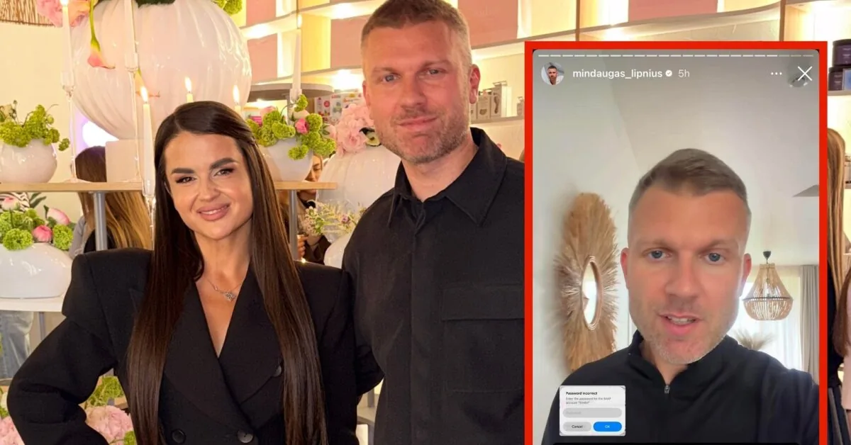 An unexpected blow to the divorce drama – a new hit for Mindaugas Lipnius