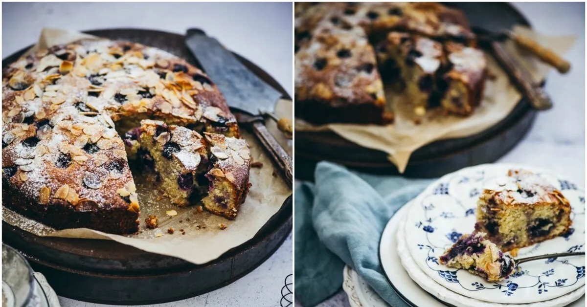 The berry season is crowned with dessert: try the fluffy almond Nida cake that is impossible to resist