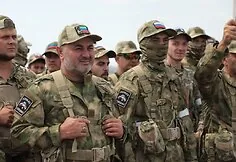 Fighters sent to the war from Grozny