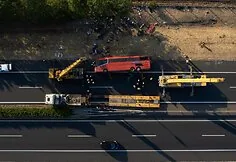 Bus accident in Hungary