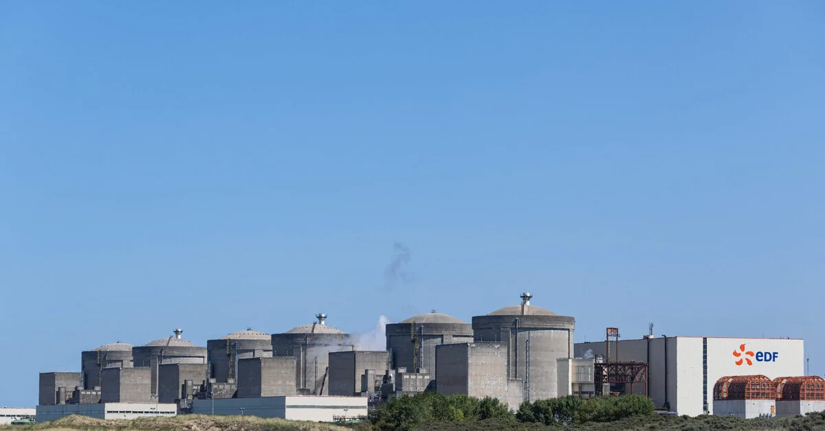 Due to weather conditions and jellyfish, one-fifth of nuclear power production capacity in France has been halted