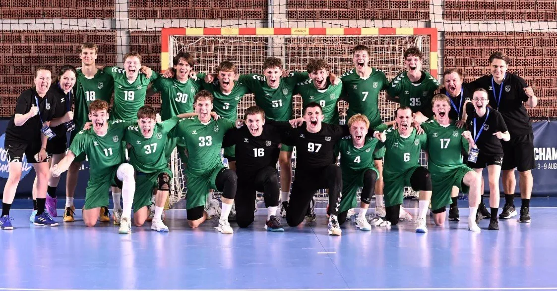 Lithuanian young handball players who won silver return to the elite after 26 years