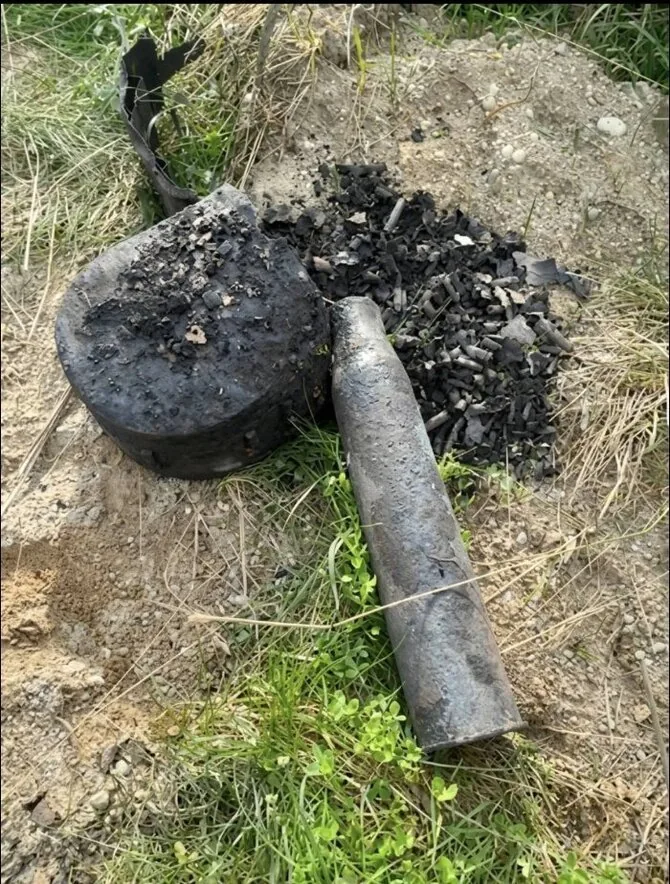 Rolandas Žalgevičius/Fire in Kretinga district turned into a dangerous incident: a box with cartridges found in the flames