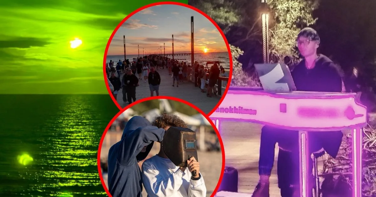 Solar Eclipse and the "Moonlight" Sonata: The Palanga Bridge was flooded with a crowd from all over Lithuania – they watched a magical spectacle