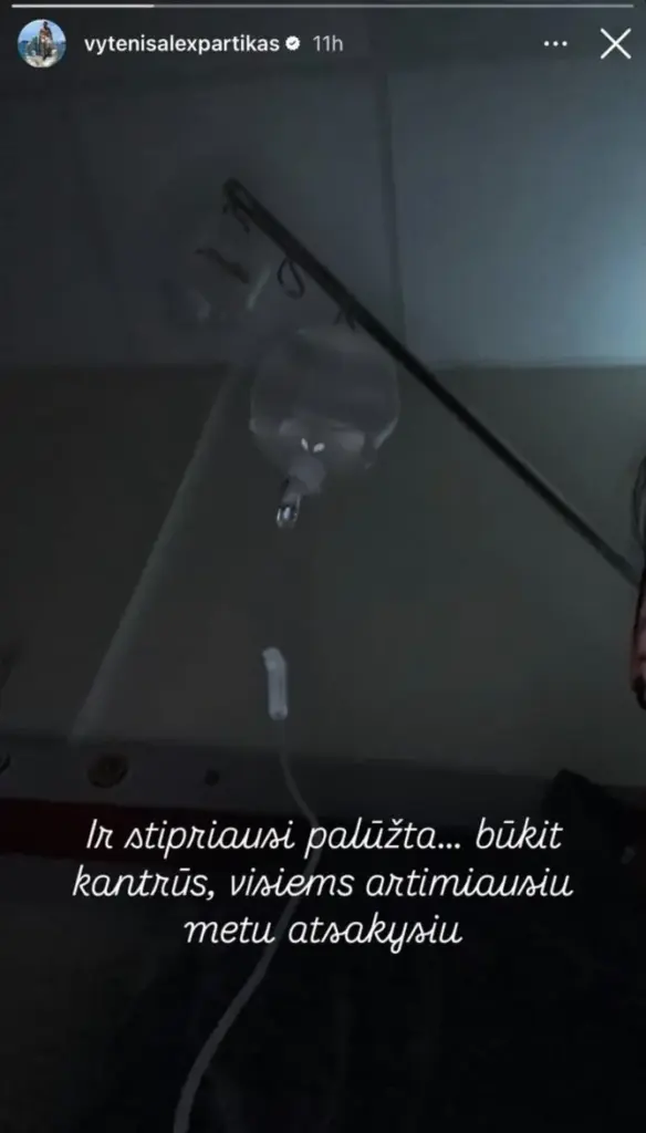 Soc. tinklų nuotr./Vytenio Partiko įrašas