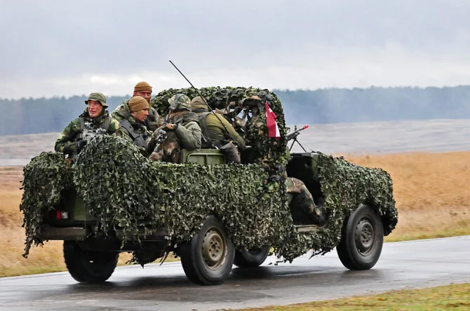 Andriaus Vaitkevičiaus / 15min nuotr./Latvian soldiers (illustrative photo)