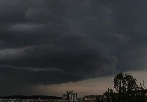 Storm clouds reached Vilnius