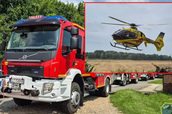 Tragedy in Poland: 11-year-old boy on electric scooter crashed into a combine harvester and died