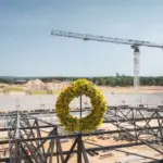 National Stadium construction gains momentum: structure completed ahead of schedule