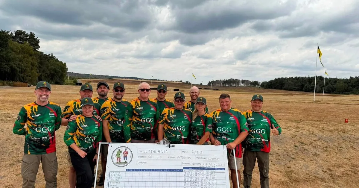 The Lithuanian team participated for the first time in the World Long-Range Shooting Championship