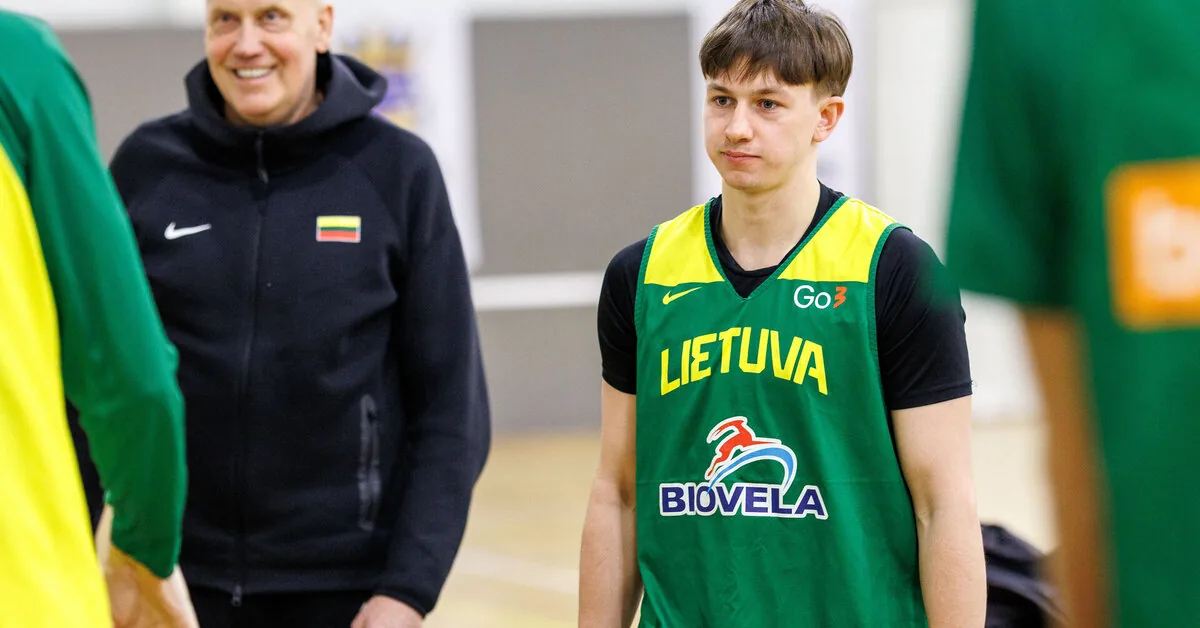 Published the roster of the Lithuanian men's reserve basketball team