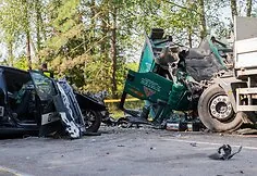 Accident near Nemenčinė