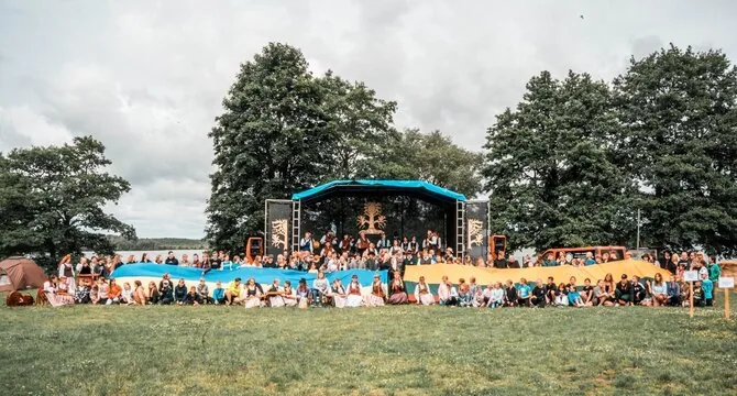 Tradicinė etnokultūrinė stovykla ,,Etnokultūros kūrybinės dirbtuvės“, 2022. Organizatorių nuotr. (2)