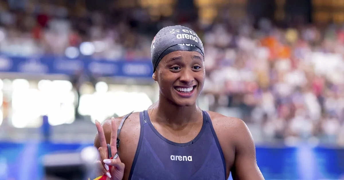 New European swimming star: "I celebrated with burgers and fries"