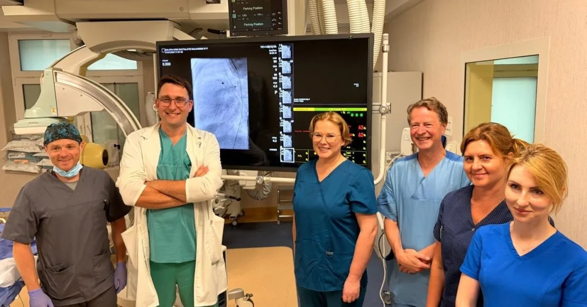 Historical achievement at Santaros Clinics: doctors performed a minimally invasive heart procedure on a newborn weighing only 1300 g