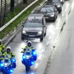 Television: procession with the coffin of King Harald of Norway departed from the hospital to the palace
