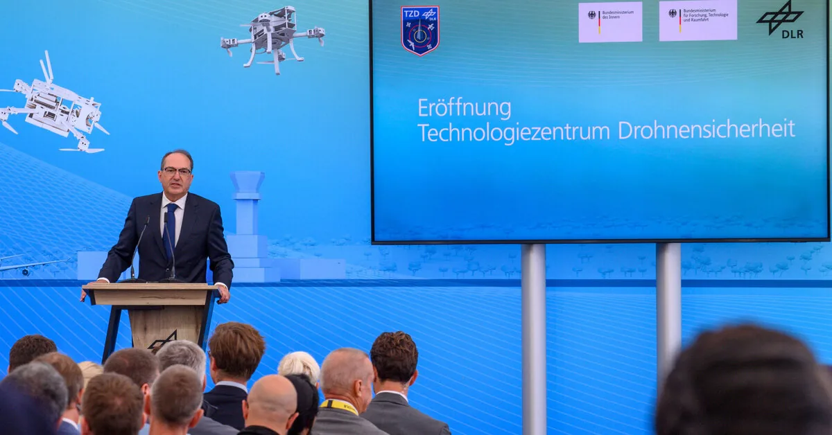 With increasing security threats, Germany opens a new drone defense research center