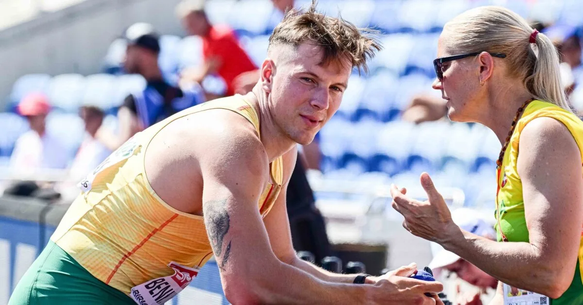 In the land of rain, a decathlete who forgot sunscreen: "I only think about the ice bath"