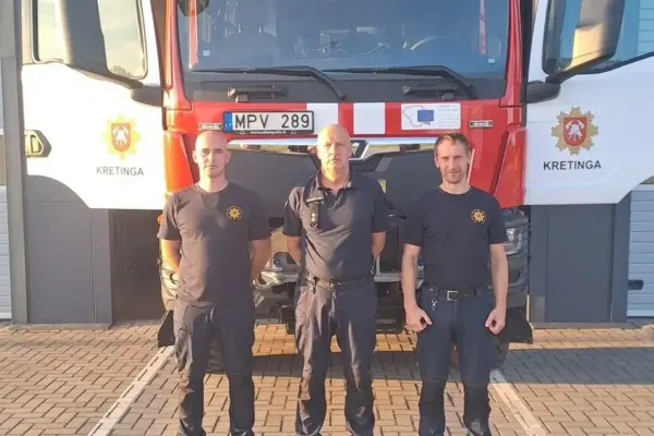 A man pulled from the Akmena River in Kretinga was successfully revived