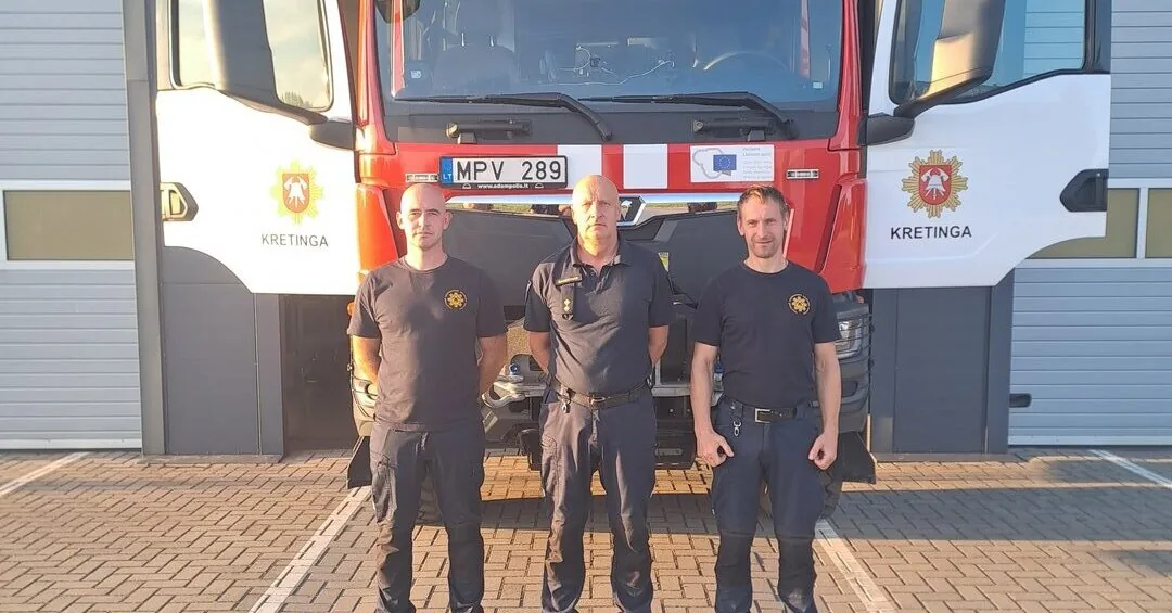A man pulled from the Akmena River in Kretinga was successfully revived