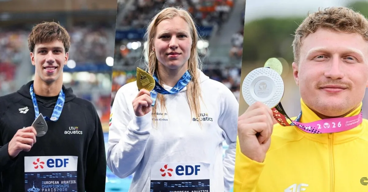 From the competition organizers – modest prizes for Meilutytė and Navikonis, but zero for Alekna