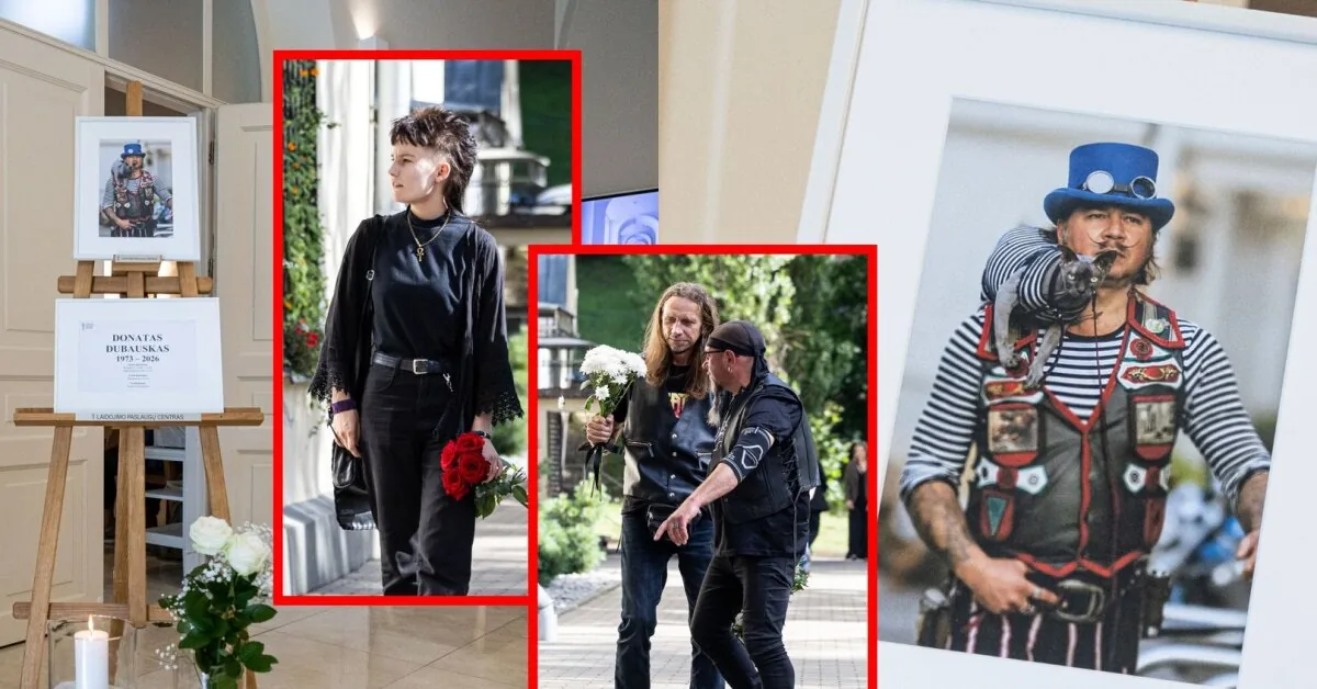 In Vilnius, farewells are being made to Donatas Dubauskas, who passed away unexpectedly – the relatives had an extraordinary request