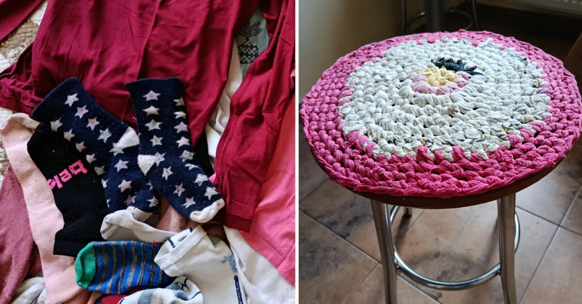 Worn-out socks can become a stylish interior detail: here is what Adrijana turned them into