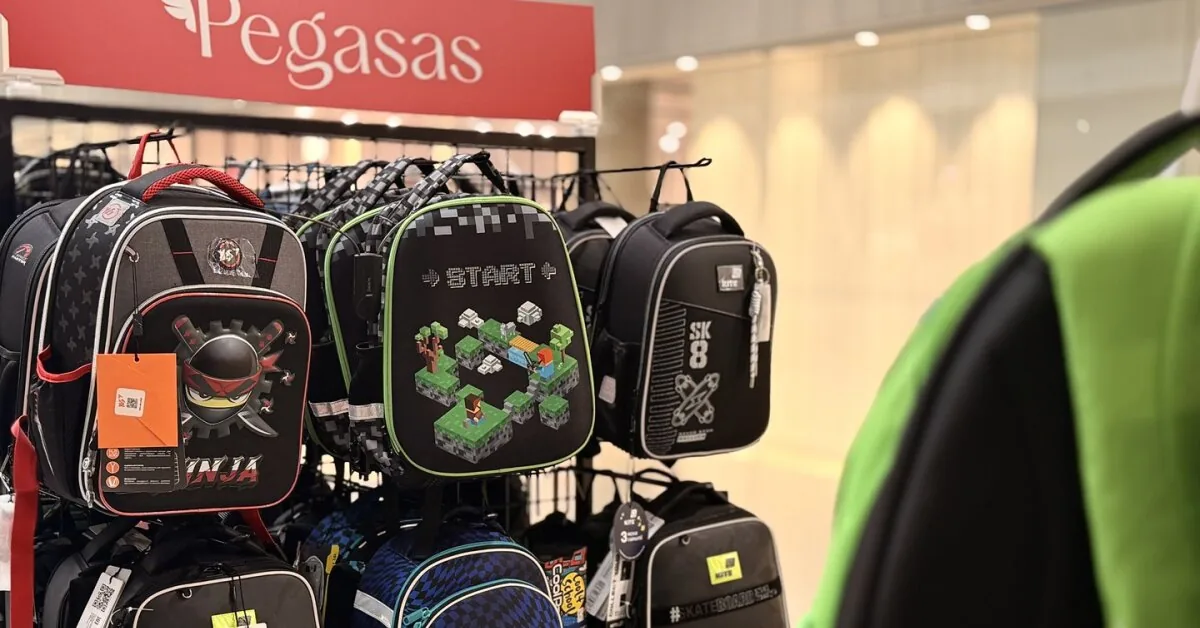 „Vilnius Outlet“ helps prepare for September: how to choose the right backpack for a child?