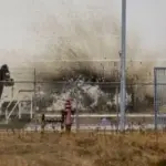 Rotterdam port – powerful explosion