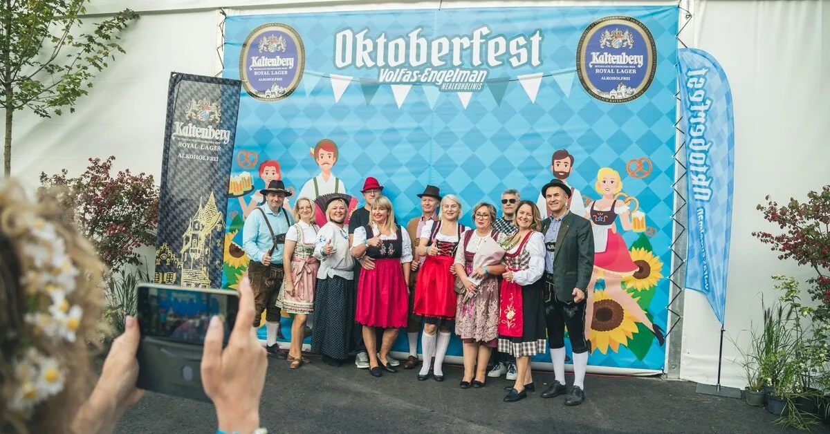 How preparations are made for the largest "Oktoberfest" in the Baltics: a specially made tent and thousands of liters of drinks