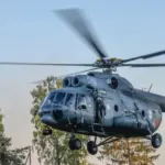 A Military Air Force helicopter was used to transport the donor organ