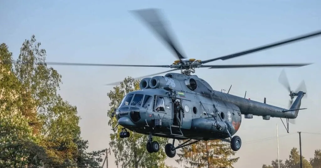 A Military Air Force helicopter was used to transport the donor organ