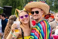Visitors of the 'Family Feast 2026' festival