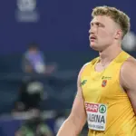 Alekna in Switzerland improved the competition record belonging to the discus throw legend