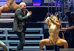Pitbull concert in Kaunas
