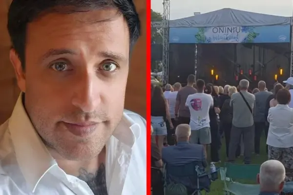 The celebration took an unexpected turn: during Radžio's performance, a shock occurred – everyone fell silent