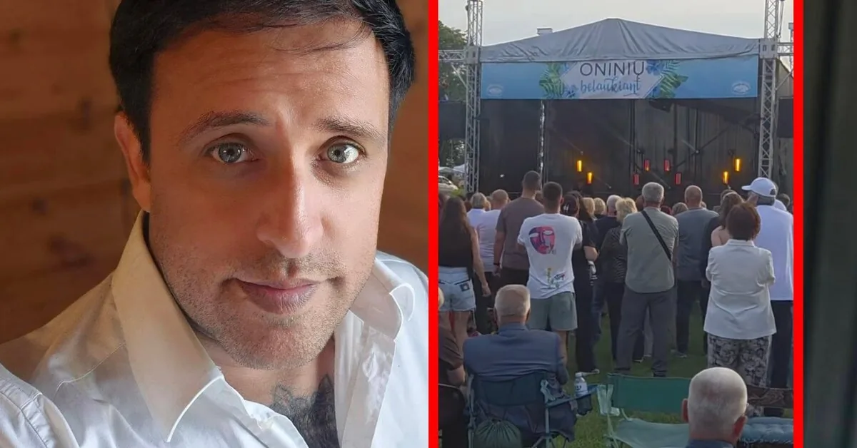 The celebration took an unexpected turn: during Radžio's performance, a shock occurred – everyone fell silent