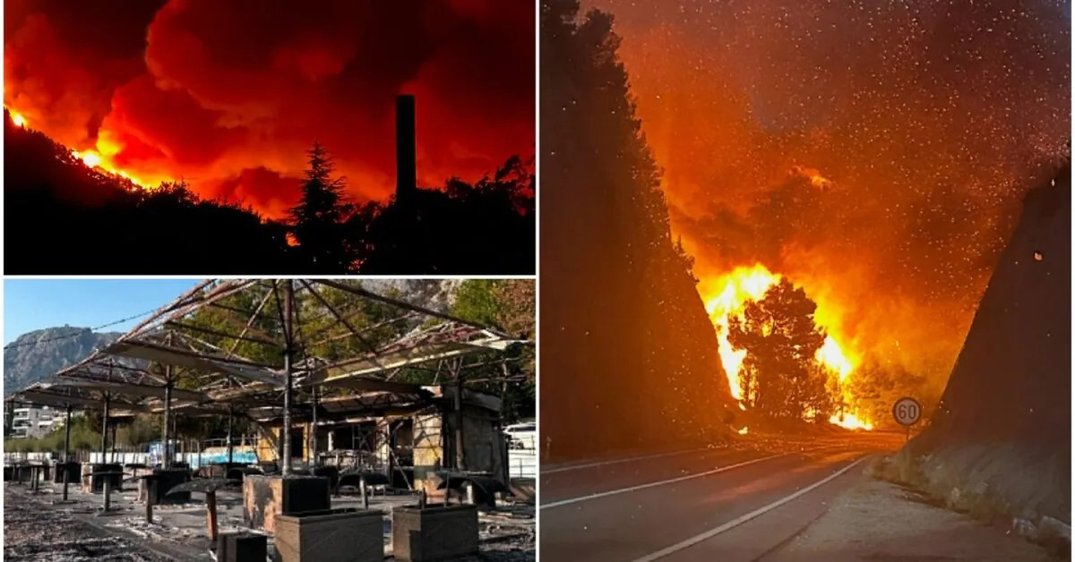 Lithuanian couple found in the epicenter of a massive fire in Croatia: "Everything changed in a flash"
