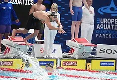 Lithuanian men's swimming 4x200m freestyle relay. Tomas Navikonis