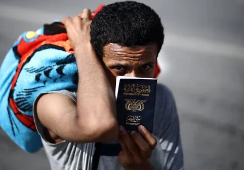 Migrant in Ceuta