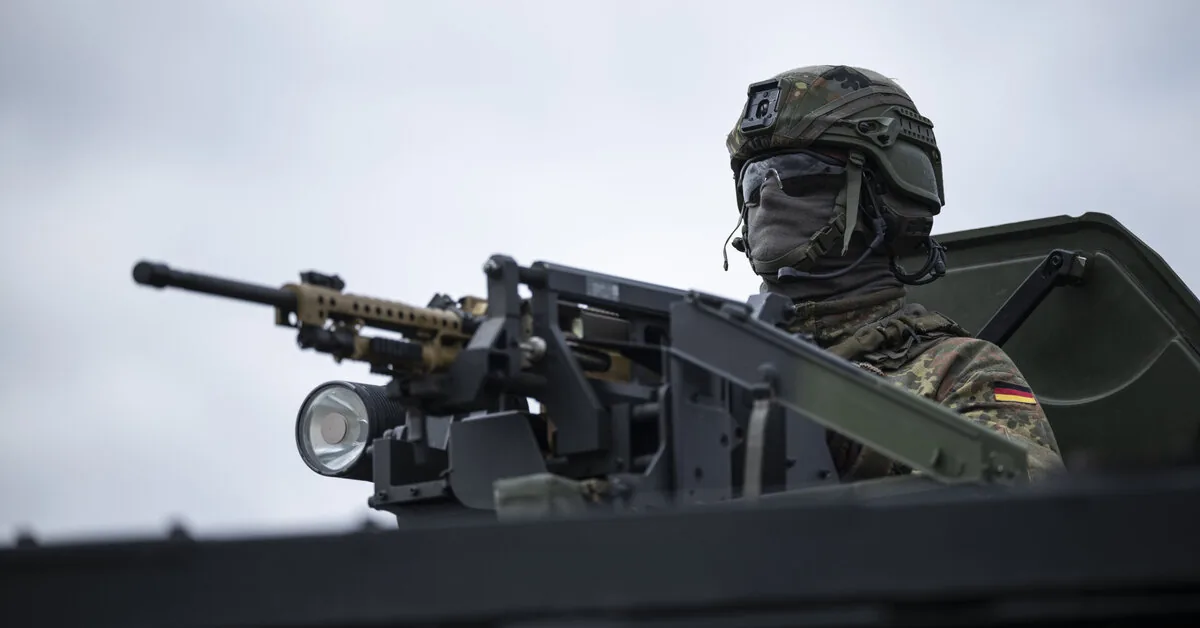 As the pace of armament accelerates, the size of the German army has reached its highest level in 13 years