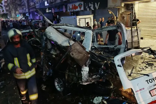 Syrian state television reports an explosion in a minibus near the capital Damascus