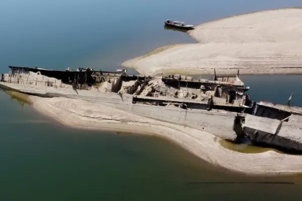 Nazi ships from World War II appeared after an unusual phenomenon