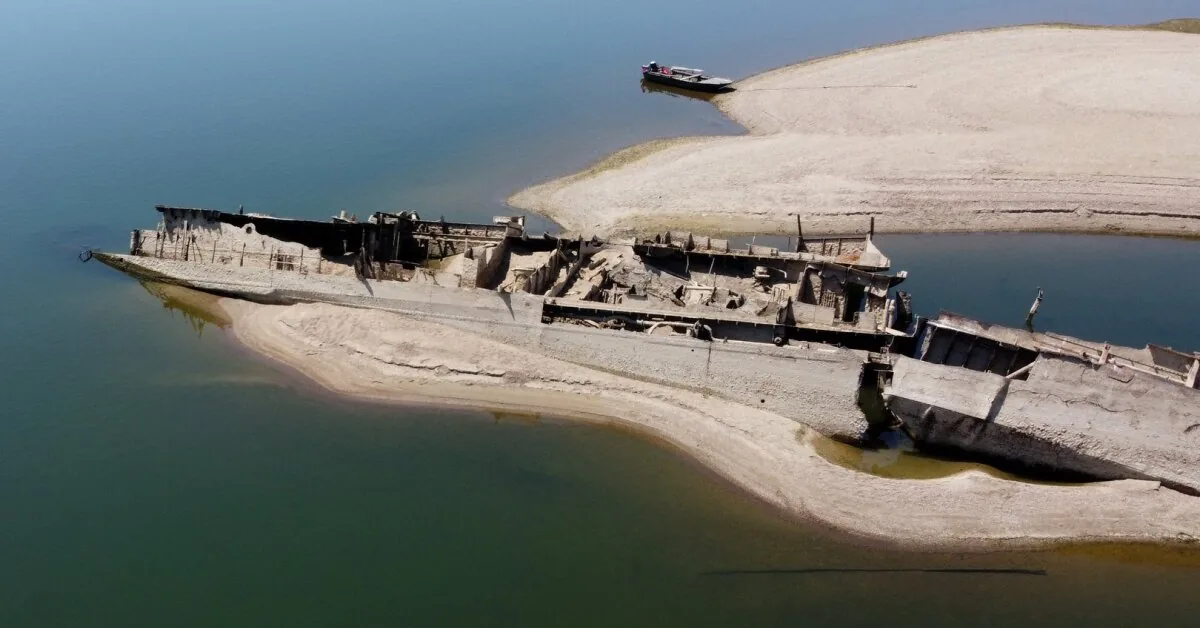Nazi ships from World War II appeared after an unusual phenomenon