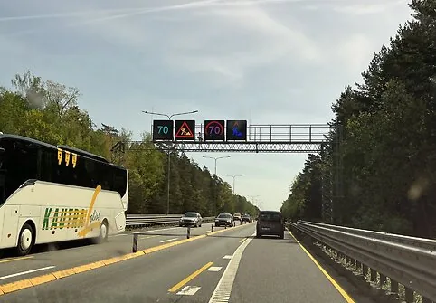 Automagistralės A1 remontas ties Kaunu