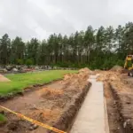 In Leipalingis, a partisan columbarium is being erected: preparations are underway for the funeral ceremonies