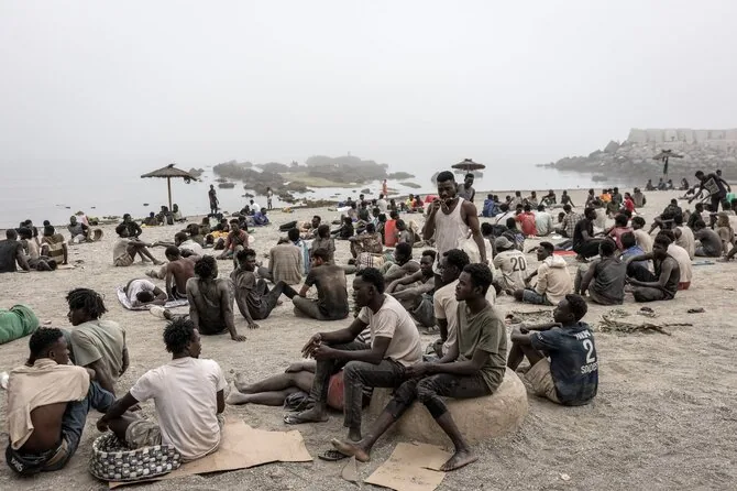 Finbarr O'Reilly/ „The New York Times“/Migrantai Seutoje