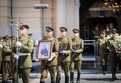 Kazimira Prunskienė is sent off on her final journey